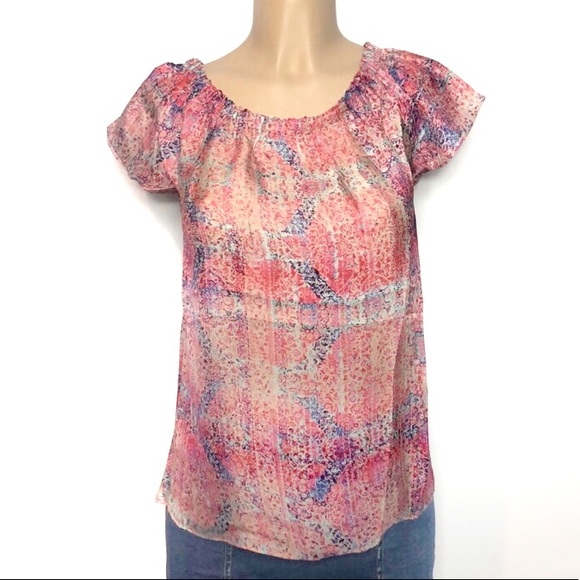 Tangerine NYC Artisanal Bohemian Blouse - Picture 6 of 8